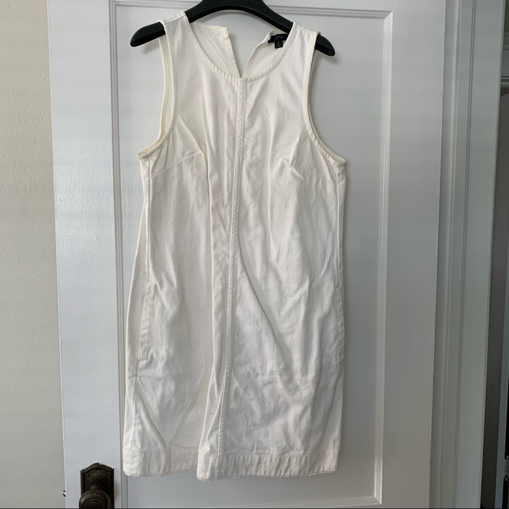 Jcrew White Denim Mini Dress